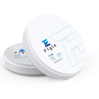 kopen Ultra-translucent Flyin ST A2 Zirconia schijven Witte Zirconia blokken Voor Cadcam freesmachine online manufacture