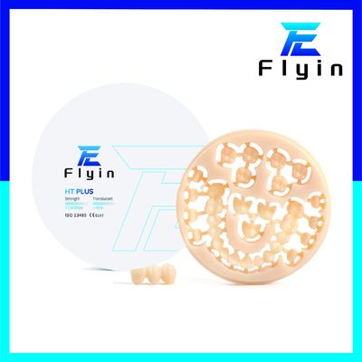 Flyin zircon tandheelkundige blok Monolayer zirconia blank HT-Plus Sterkte 1300Mpa tandheelkundige zirconia blank